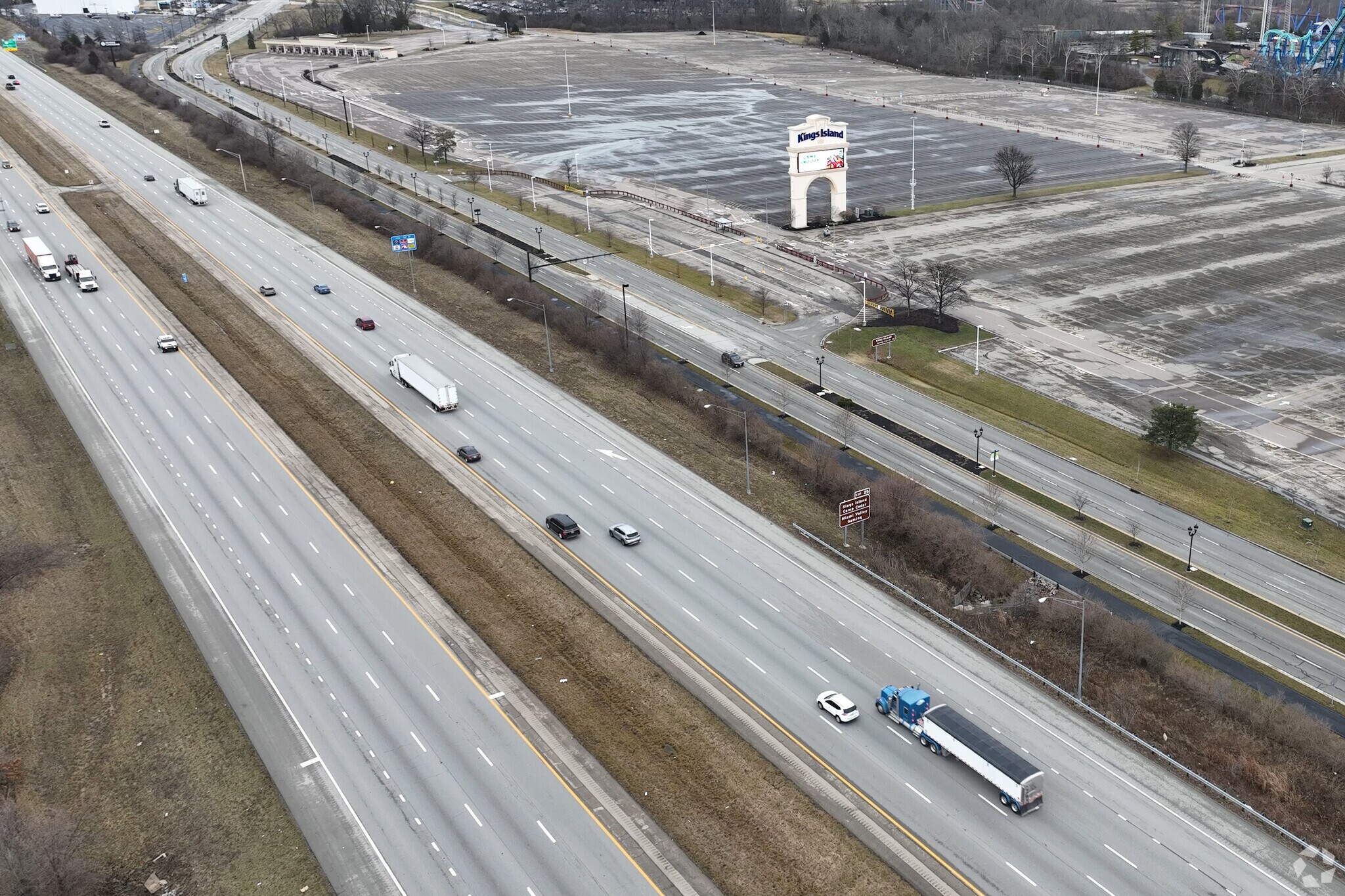 A view of I-71 that runs through the Mason area providing easy access.