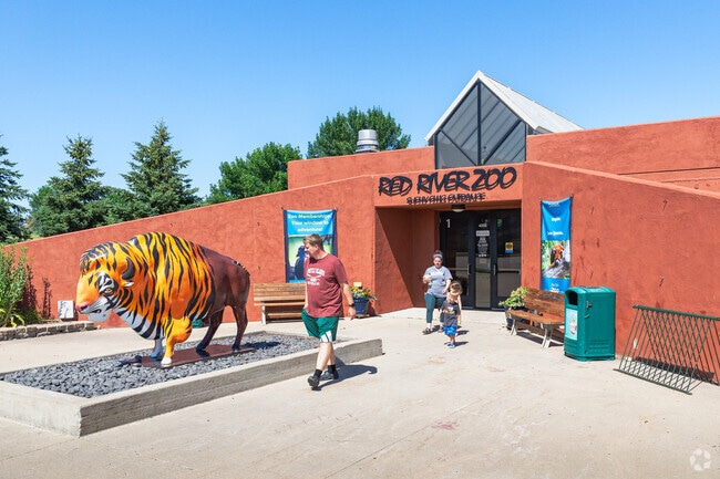 Take the kids to see the animals at the Red River Zoo near Anderson Park.