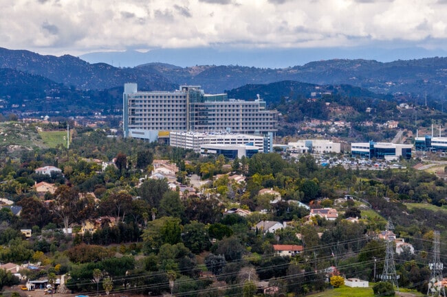 A view of the Palomar Medical Center in Vineyard.