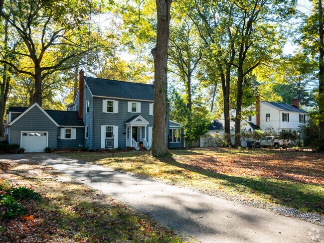 Colonial homes are easily found in Riverside.