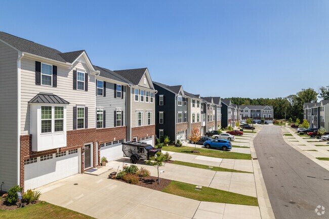 Some Patterson Place residents live in townhouses.
