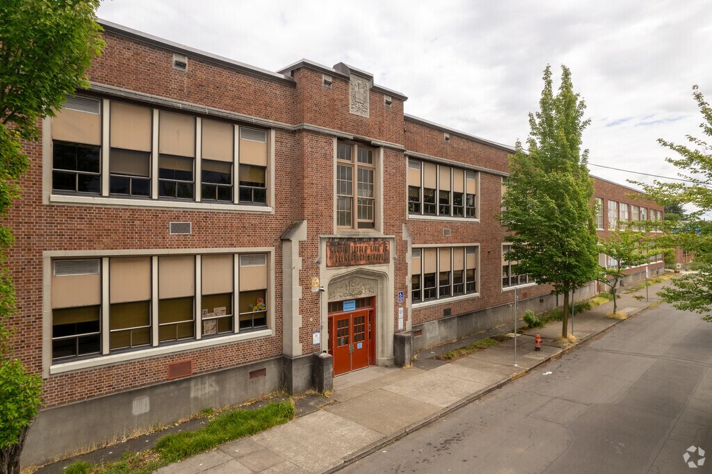 Martin Luther King School on NE 6th Avenue.