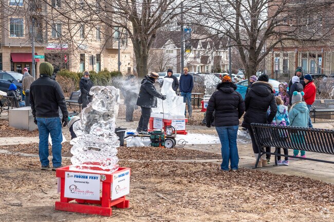 Watch live ice carving demonstrations at Sun Prairie's Frozen Fest.