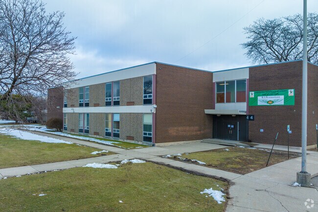 Douglass Academy for Young Men prepares students in grades 9–12.