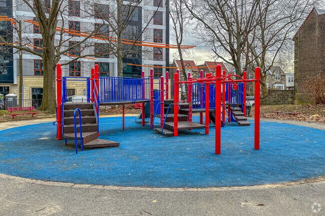 Barkan Park's playground was designed to accommodate the youngest Cedar Park residents.