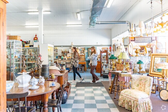 Westfield Village Antiques Center near Sherman Township sells antique furniture, decorations and more.