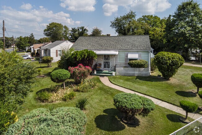 Forestville streets are lined with charming cottage-style homes.