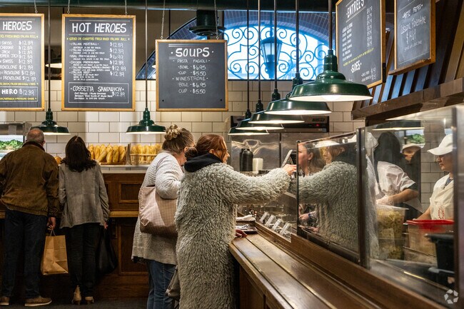 West Seventh is home to Cossetta's, a 300-seat Eatery & Pizzeria.