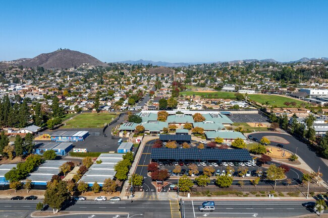 A view from above Bostonia Elementary in El Cajon.