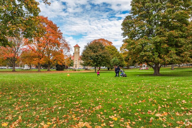 There are several open spaces in Central Park in Lancaster.