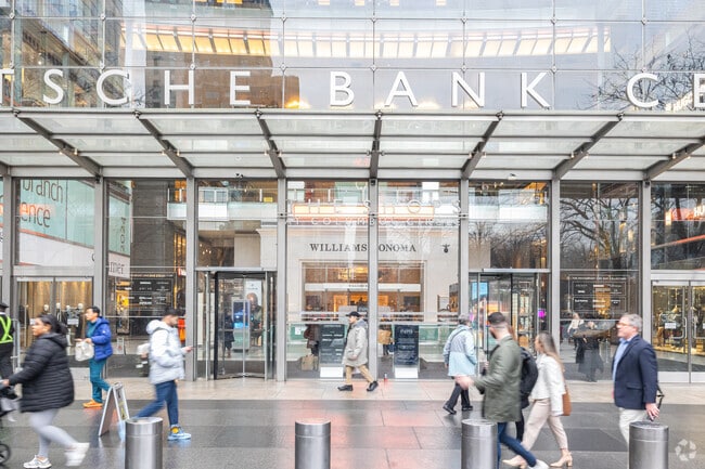 The Shops at Columbus Circle are a popular retail hub.