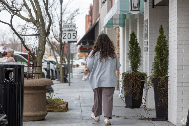 Even in winter you will find Albertville comfortable to walk around in without a heavy coat.