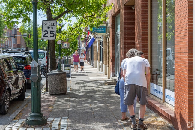 Downtown Carlisle is pedestrian friendly with many shops offering something for everyone.