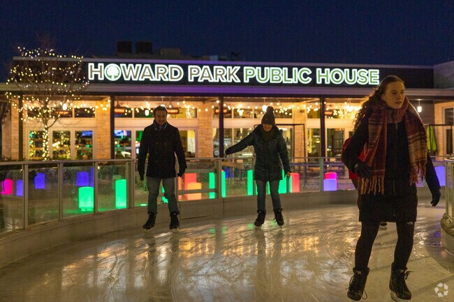 The ice rink at Howard Park stays busy during the winter and is only minutes from LaSalle Park.