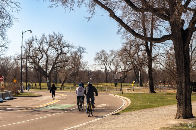 Ride your bike to Washington Park, and then enjoy a few loops on it's designated path.