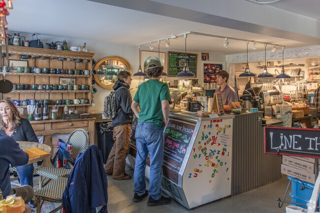 Savor delicious coffee and pastries at the Greiser’s Coffee & Market in Easton