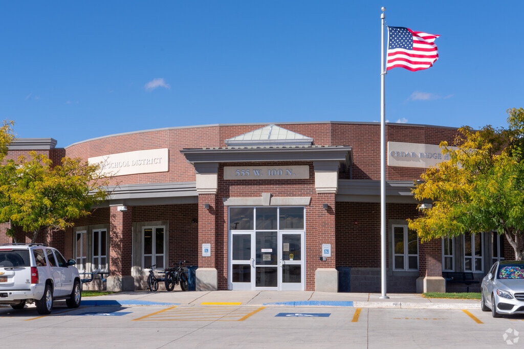 Cedar Ridge High School entrance.
