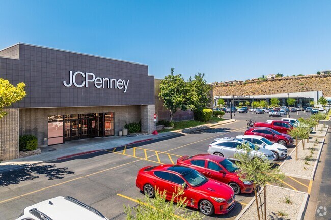 Red Cliffs Mall is the major, big-box retail center serving Coral Canyon residence in Utah.