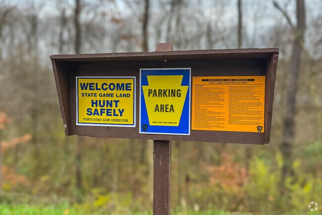 The State Game Lands in Darlington Township provides locals a safe place to hunt.