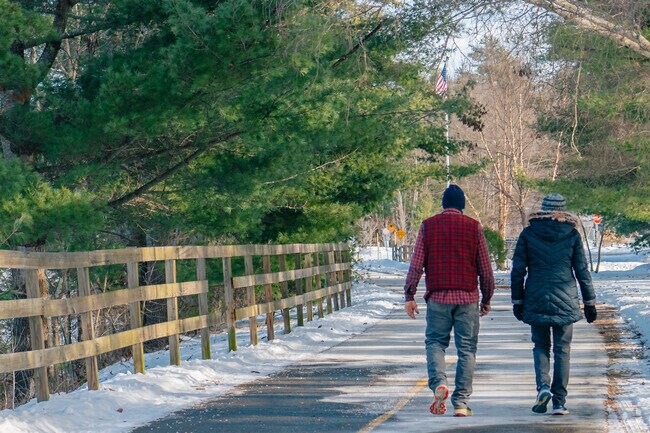 Winchendon Community Park has a beautiful scenic path that residents can walk along.