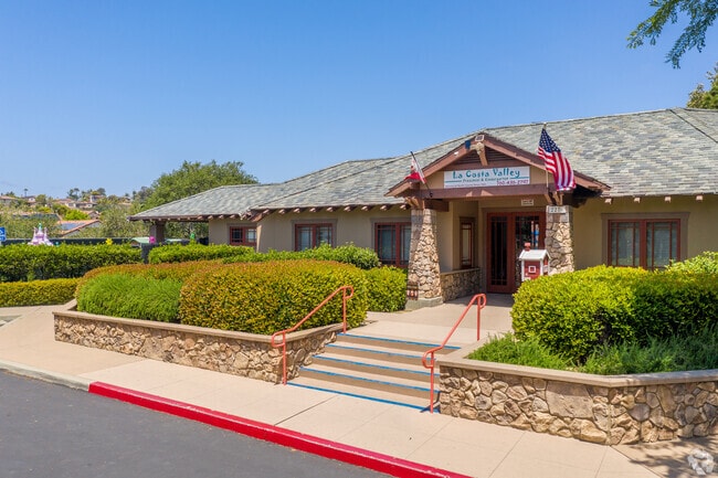 Entrance to La Costa Valley Pre- School with stairs