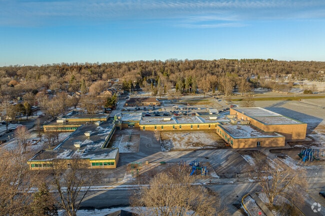 Greenwood Elementary is located on E Division Street in River Falls near Hoffman Park.