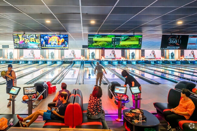 Go for 300 over ten frames at 
Bowl 360 New Hyde Park.