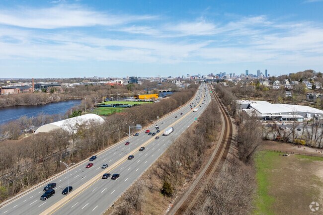 The Mass Turnpike is easily accessible to South Brookline residents.