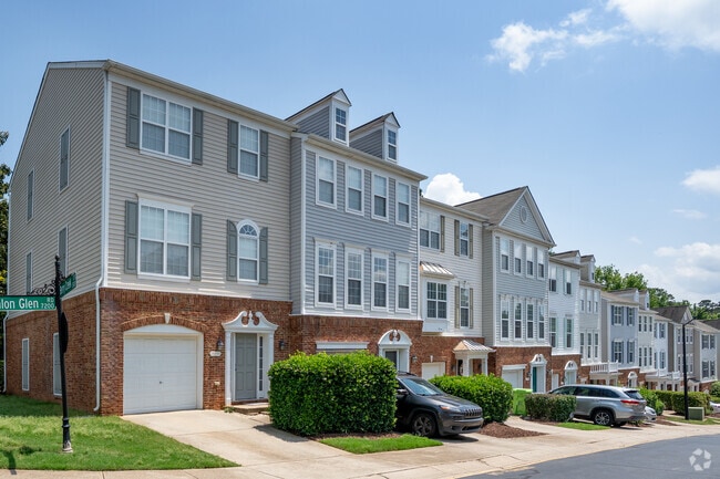 Northwest Raleigh features a mix of single-family homes and townhouses.