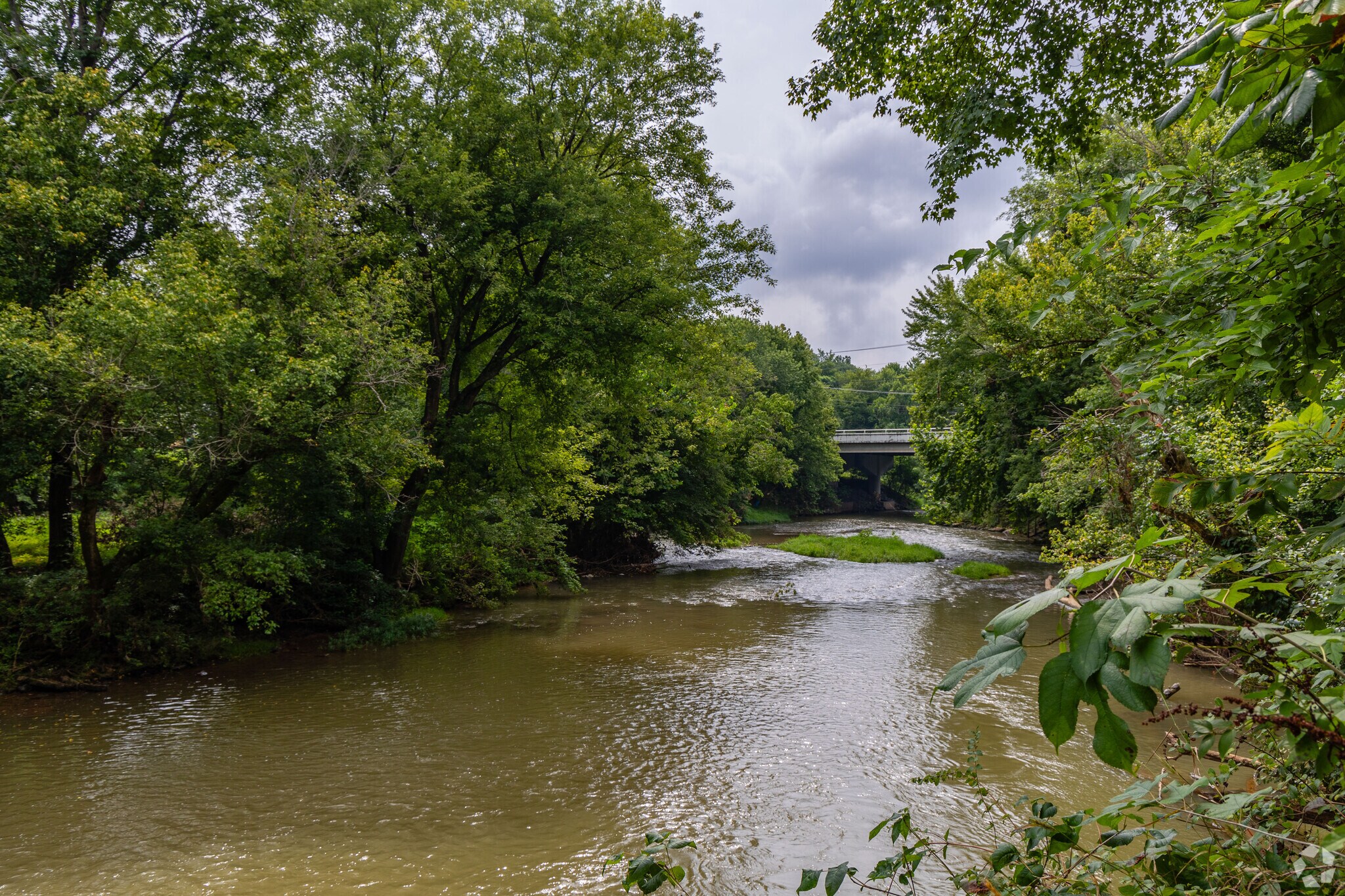 You can paddle down the Red River at Robert Clark Park.
