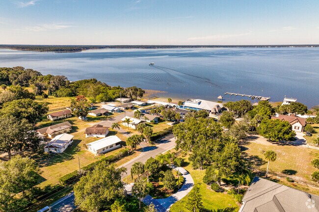 An amazing beachfront lifestyle residing on Eaton's Beach near Weirsdale, Fl.