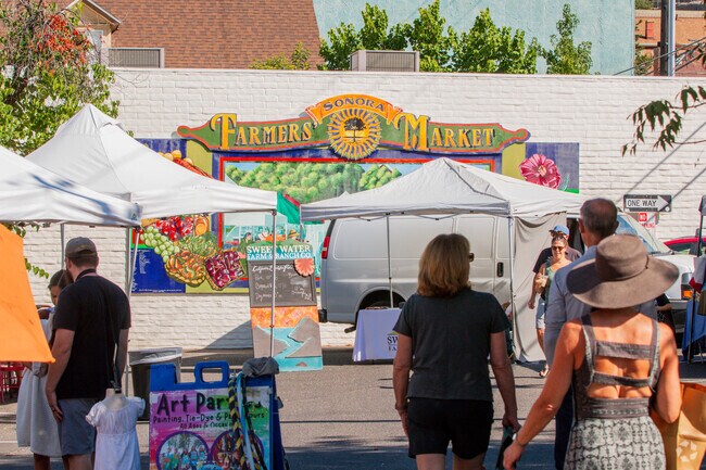 Welcome to The Farmers Market in the City of Sonora's downtown area, where fresh produce, local artisans, and vibrant community spirit come together every weekend!