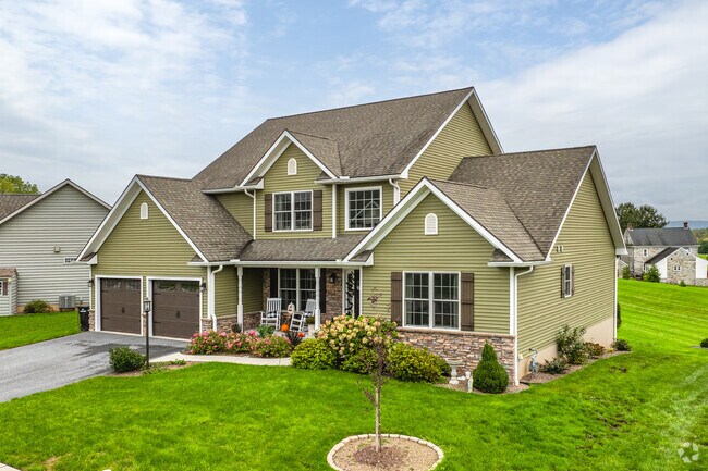 New traditional style homes in Jackson often have attached garages.