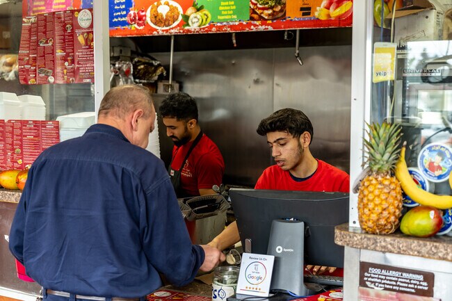 Boostan Cafe is a local favorite for quick Middle Eastern lunch items.