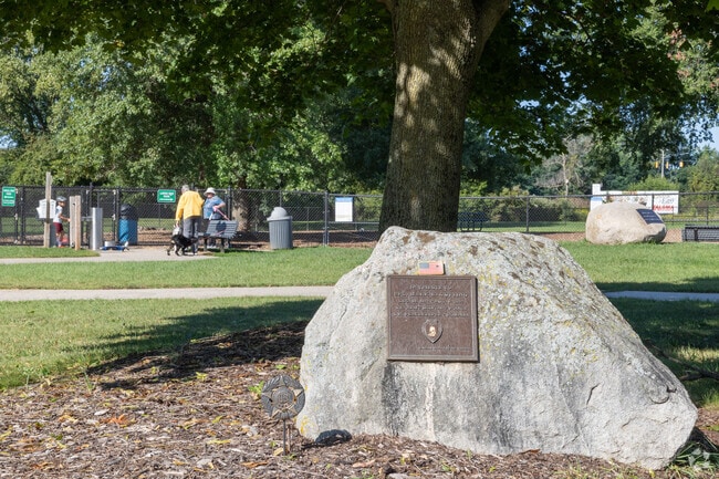 Cascade Township Park provides plenty of green space for people and pets alike.