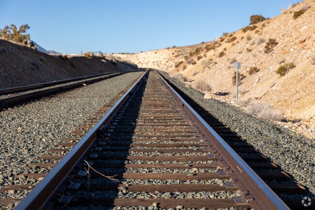 Historic railroad tracks in Dayton connect its past to the surrounding region.