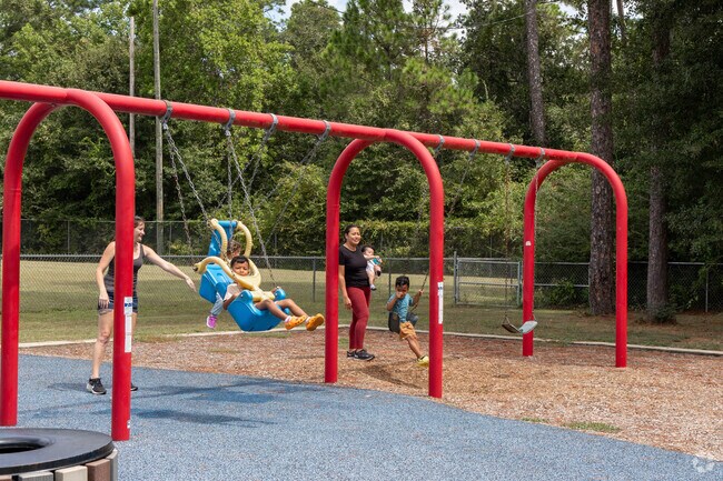 The Lenny James Tolbert Memorial Park in Holley has a playground for tots.