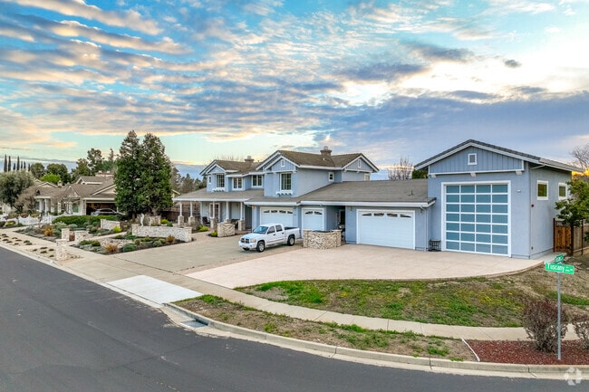 Tapestry houses have large front yards and beautiful trees along the streets.