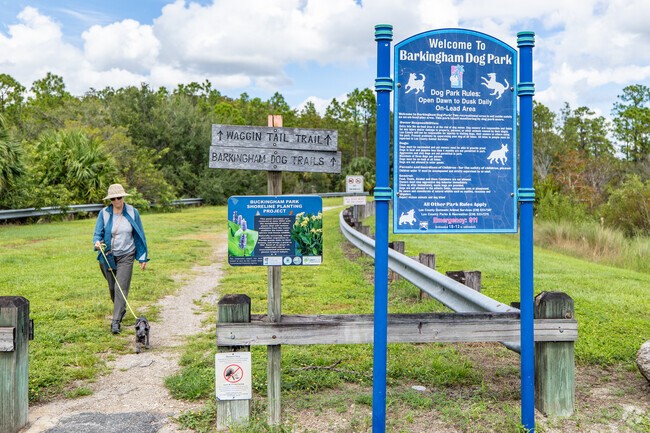 Harris residents have the Barkingham Dog Park located just minutes away.