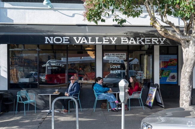 There's plenty of outdoor seating at Noe Valley Bakery in West Portal.