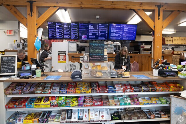 Situated across from the picturesque Bow Lake dam, 7 C's Kitchen and Market has quickly become a local favorite, known for its scratch-made menu and fresh ground burgers.