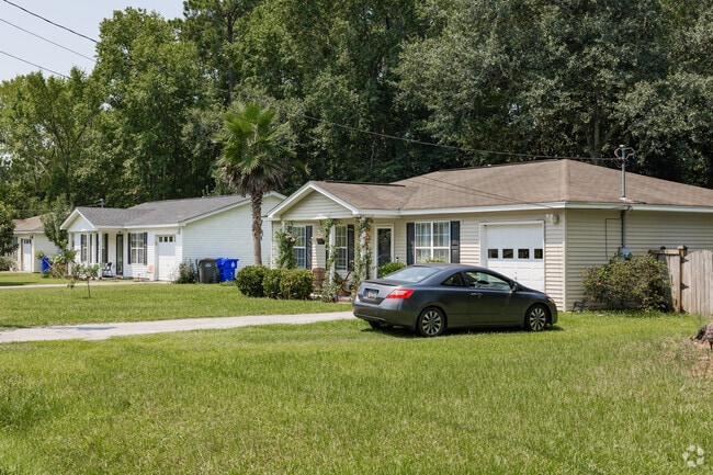 Ashley Acres has charming single-level homes with shaded porches in North Charleston.