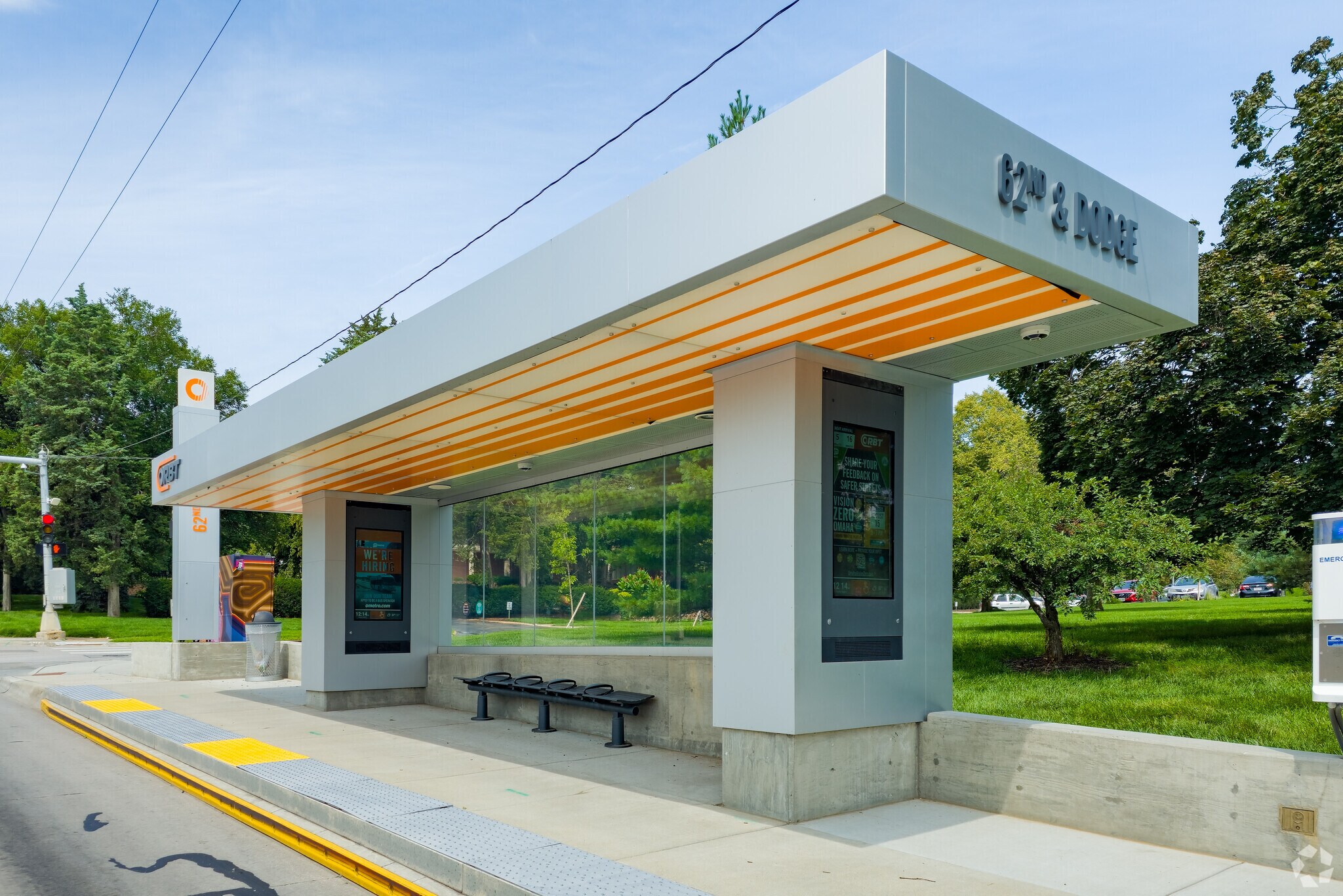 Fairacres is served by Omaha's ORBT bus line on Dodge Street.