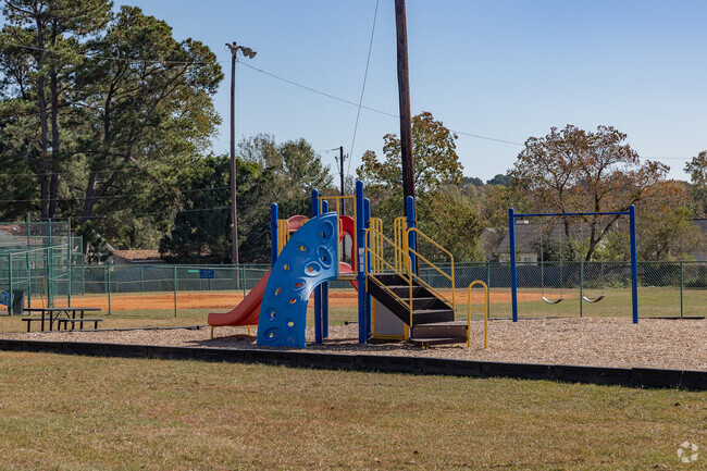 A. C. Corcoran Elementary School has a great playground for students.
