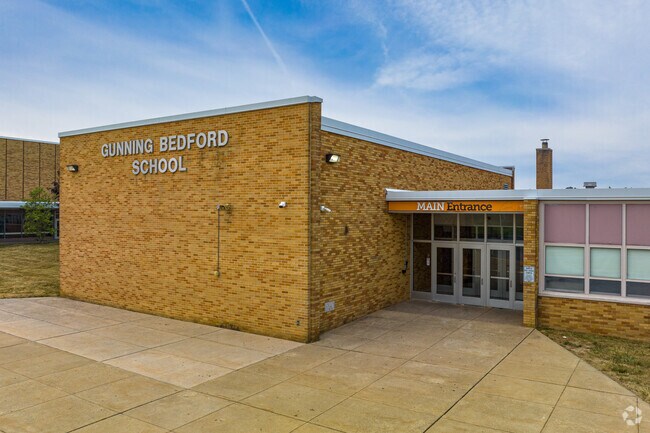 Gunning Bedford Middle School sits just outside of St. Georges.