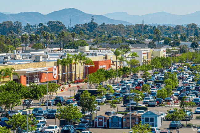 Balboa Mesa Shopping Center is the region's most popular commercial district in Clairemont Mesa.