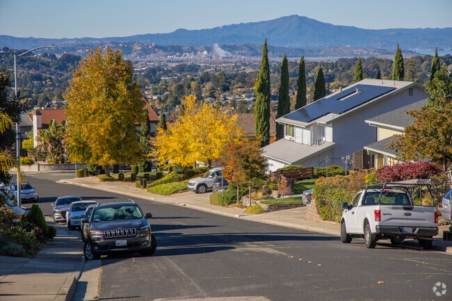May Valley enjoys beautiful views of Mount Tamalpais across the bay.
