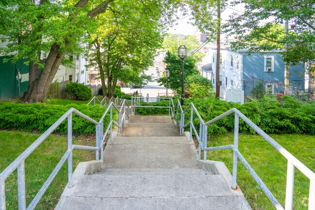 Some Residents of Chelsea can walk from one street to the other with these walkways.