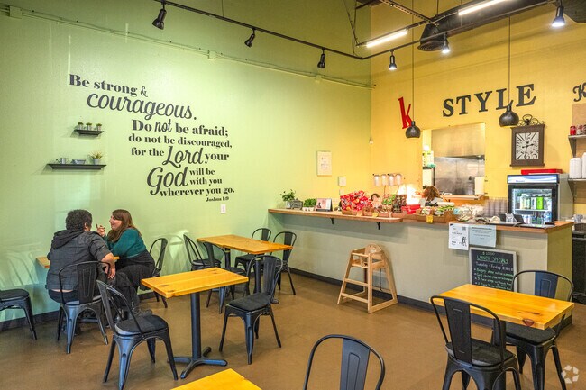 Locals can head to K Style Kitchen for Korean food.