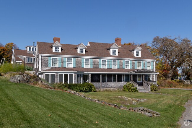 This large two-story home can be found in Fortunes Rocks.